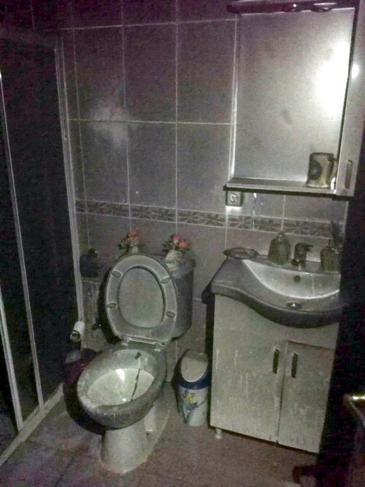 Şofben patladı, ev savaş alanına döndü