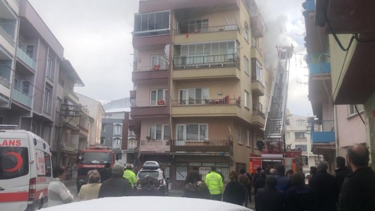 Bursa’da ev yangını korkuttu