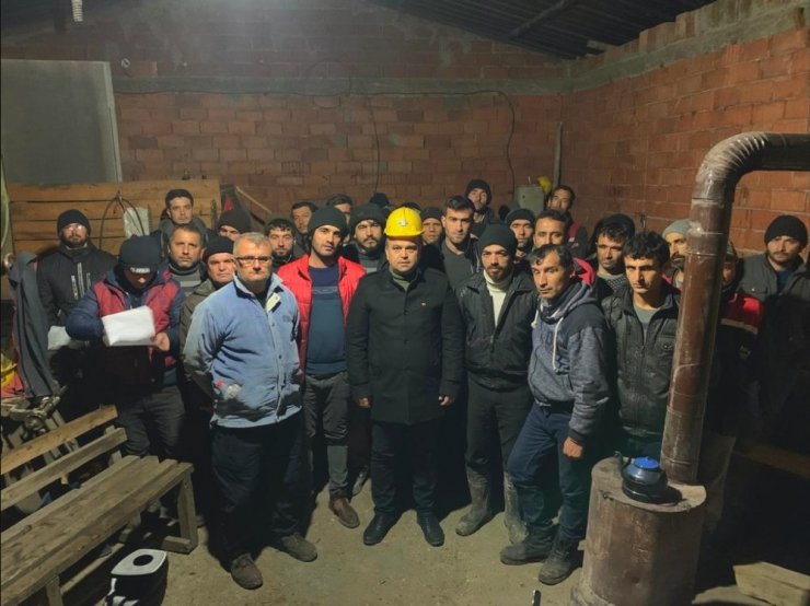 Kömür ocağındaki işçilerin iş bırakma eylemi sonlandı