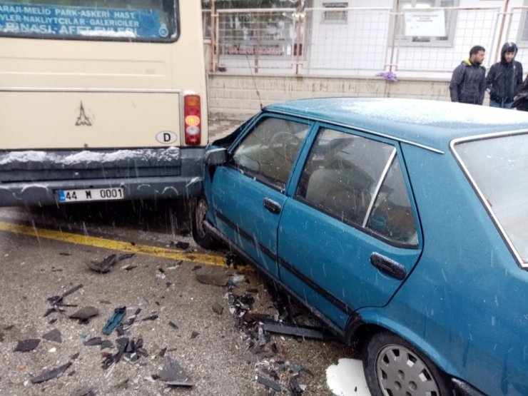 Malatya’da trafik kazası: 3 yaralı