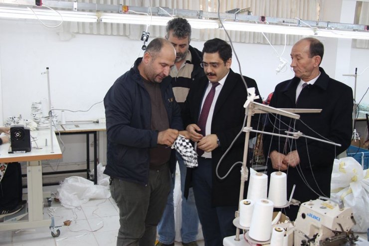 Şaphane’de tekstil fabrikası 40 kişiye istihdam sağlıyor