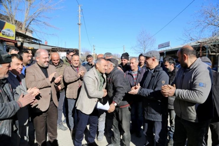 Tunceli’de 56 dönüm arazi sanayi esnafına tahsis edildi