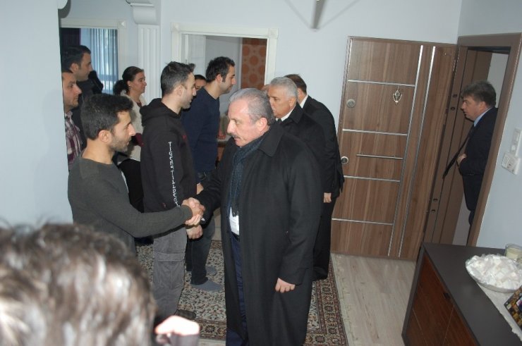 TBMM Başkanı Şentop’tan Zehra’nın ailesine ziyaret