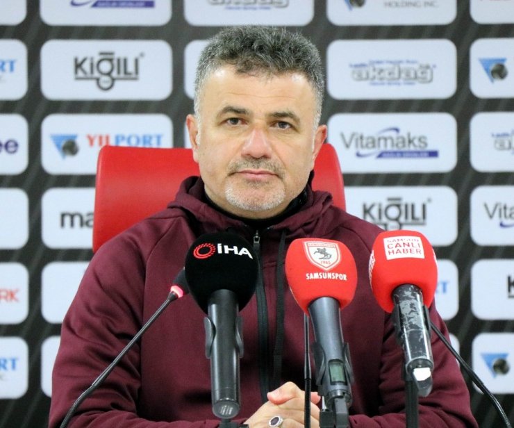 Ertuğrul Sağlam: “Amacımız Manisa FK maçına puan avantajıyla gitmekti”