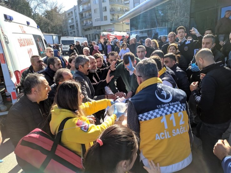 İzmir’de hastanede yangını paniği