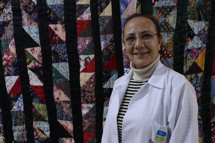 Ninelerinden kalan parça kumaşlarla "kırkyama" yorgan yaptılar