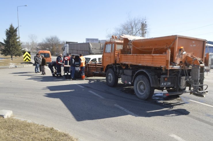 Tavşanlı’da trafik kazası: 1 yaralı