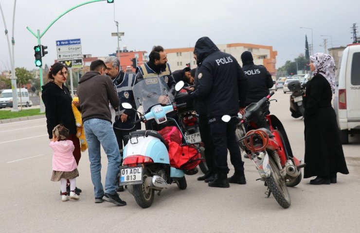 Adana’da motosiklet uygulaması
