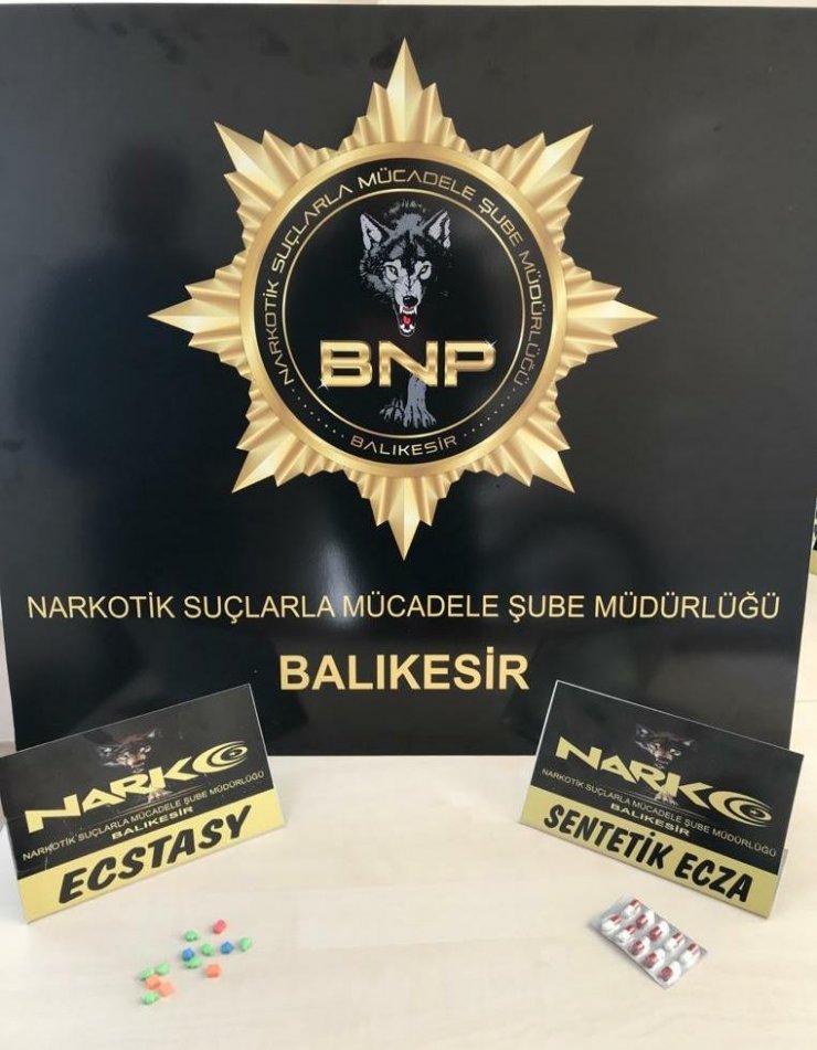 Balıkesir polisinden uyuşturucu operasyonu