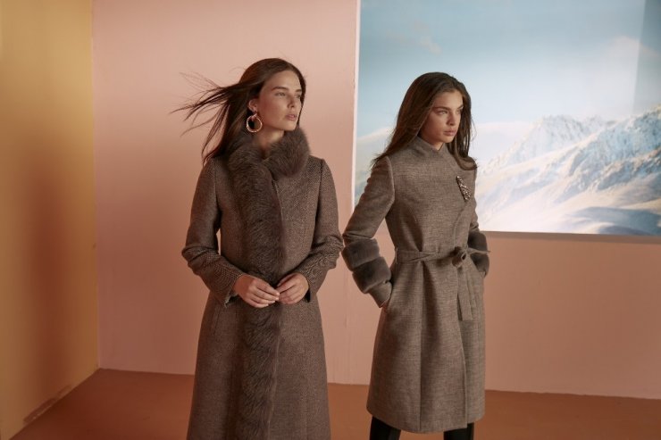 "Kışın trendleri; gri ve tonlarındaki kabanlar, kapitone pardesüler ve tasarım eşarplar oldu"