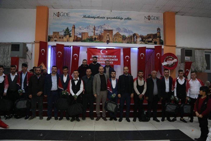 Niğde'de askerler için uğurlama programı