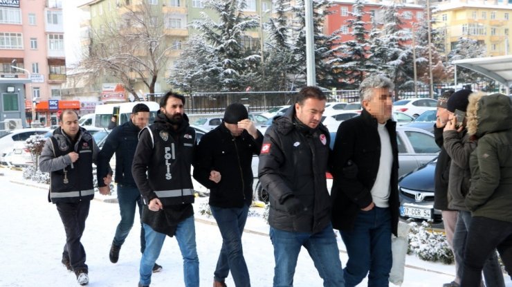 ‘Parazit’ Operasyonunda gözaltına alınan şüpheliler adliyeye sevk edildi