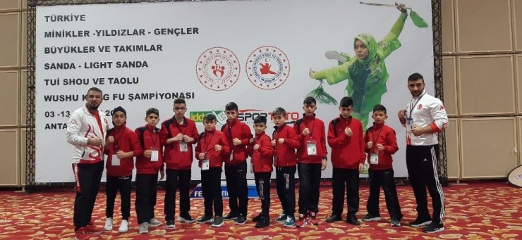 Kağızman, Wushu Türkiye Şampiyonası’na damgasını vurdu