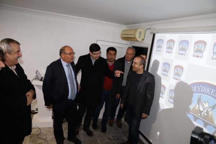 Başkan Otgöz’den Seydikemer Belediyespor’un yeni tesislerine ziyaret