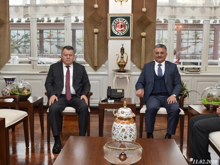 Vali Yazıcı, "Ankara’da Yargıtay Başkanı Cirit’i ziyaret etti"