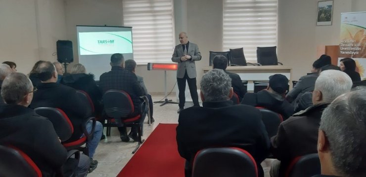 Şeker pancarı üretimi bilgilendirme toplantısı