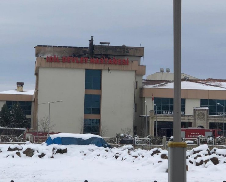İdil Devlet Hastanesi’nde yangın, hastalar tahliye edildi