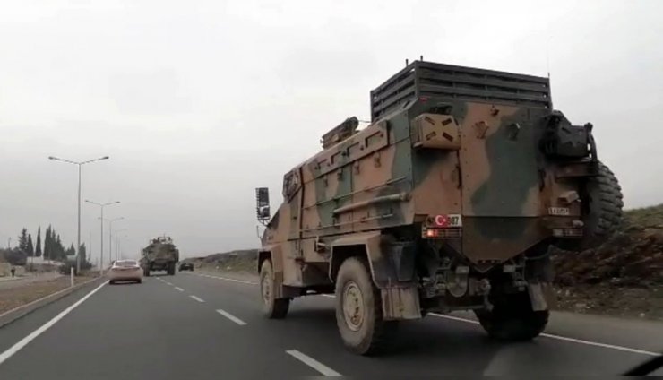 Sınıra zırhlı araç sevkiyatı