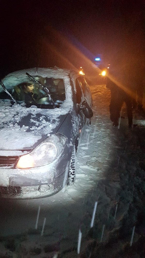 Tosya zincirleme kaza ucuz atlatıldı