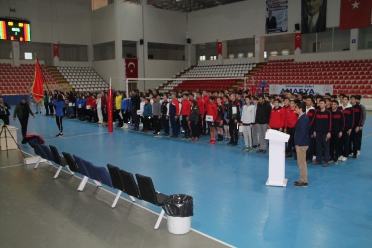 Amasya’da voleybol heyecanı