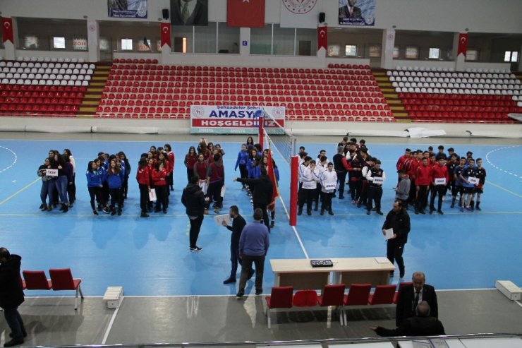 Amasya’da voleybol heyecanı