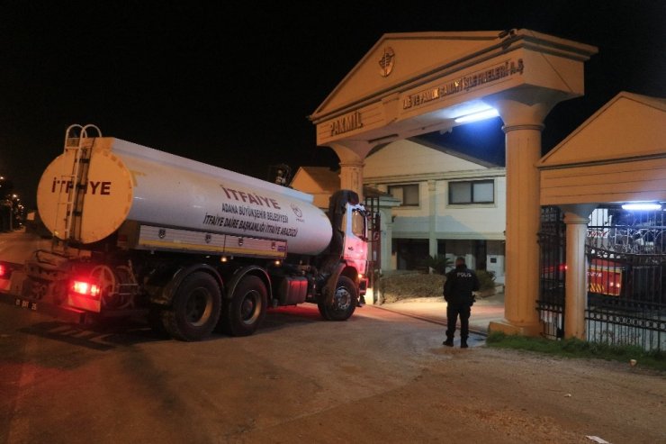 Adana’da pamuk yağı fabrikasında yangın