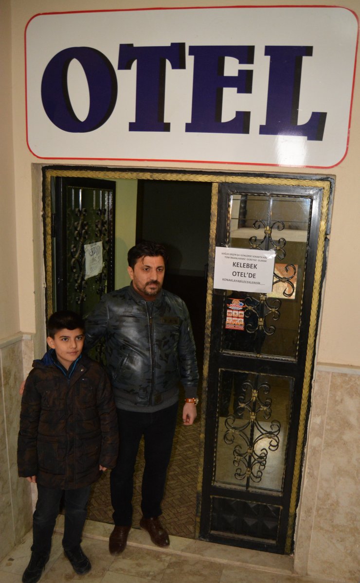 Gaziantepli iş adamı otelini sokakta kalan evsizlere açtı