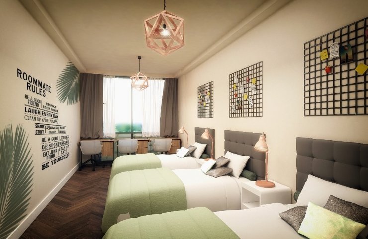 Öğrenci evi projesinde 30 ünitelik satış