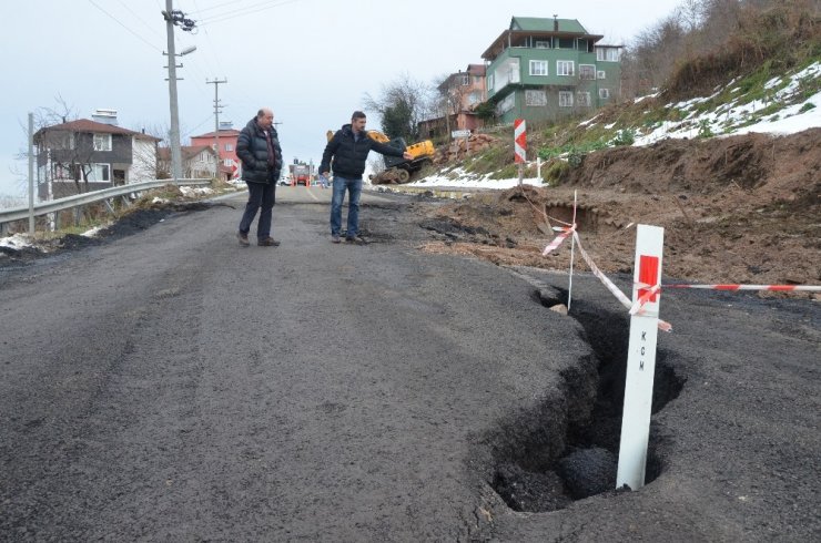 Ordu’da heyelan