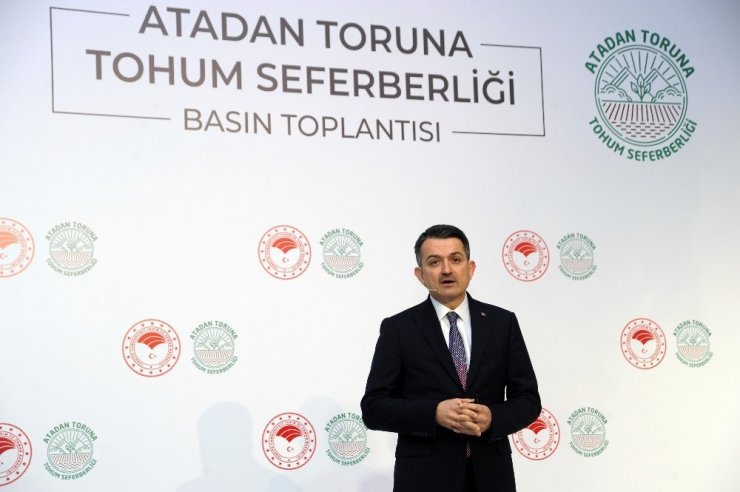 Bakan Pakdemirli: “Cumhuriyet tarihinin en kapsamlı yerli tohum seferberliğini başlatıyoruz”