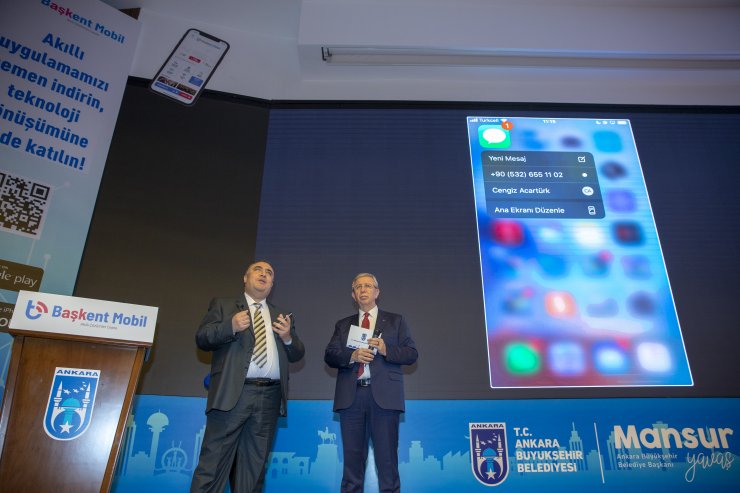 "Başkent Mobil" uygulaması tanıtıldı