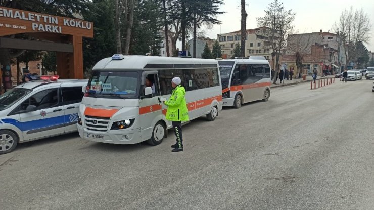 Bozüyük’te toplu taşımada örnek uygulama