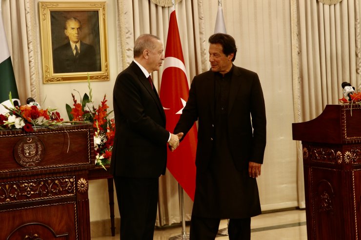 Pakistan Başbakanı Han, Cumhurbaşkanı Recep Tayyip Erdoğan ile ortak basın toplantısında konuştu: (2)