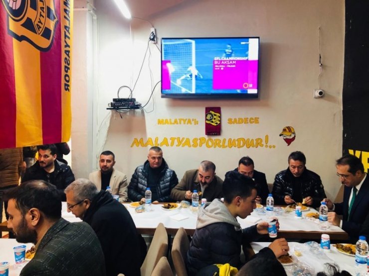 Taraftarlar derneğinden Yeni Malatyaspor yönetimine yemek