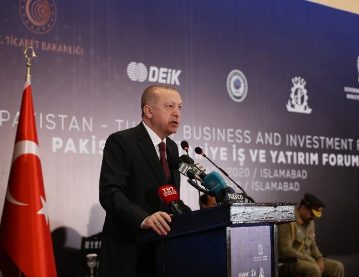 Cumhurbaşkanı Erdoğan: “Pakistan’la ticari ve ekonomik bağlarımızı siyasi münasebetlerimizin seviyesine çıkarmak istiyoruz”