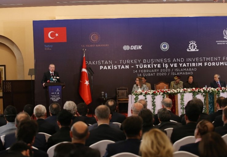 Cumhurbaşkanı Erdoğan: “Pakistan’la ticari ve ekonomik bağlarımızı siyasi münasebetlerimizin seviyesine çıkarmak istiyoruz”