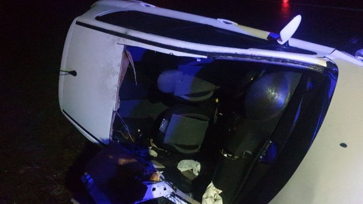 Tekirdağ’da otomobil su kanalına uçtu: 2 ölü