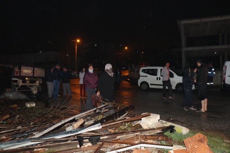 3 katlı binada korkutan yangın