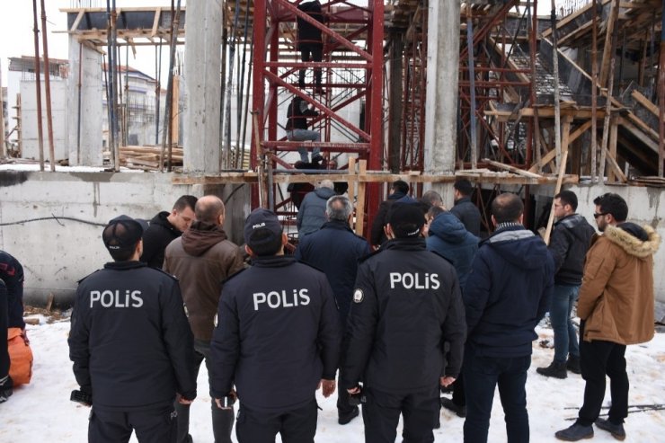 Kırşehir’de ’vinç’ üstünde intihar girişimi