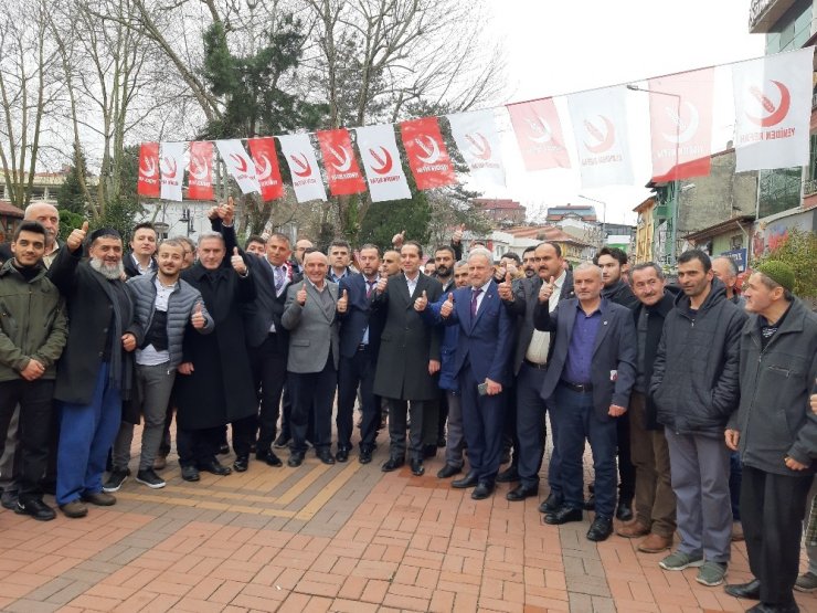 Yeniden Refah Partisi Genel Başkanı Erbakan Çaycuma’da