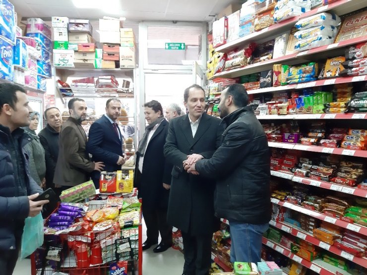 Yeniden Refah Partisi Genel Başkanı Erbakan Çaycuma’da