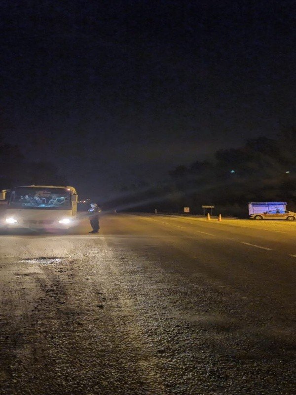 62 araç trafikten men edildi