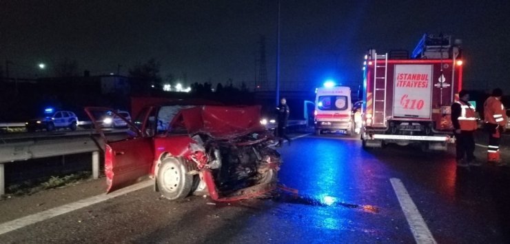 TEM Otoyolunda korkunç kaza: 2 ölü