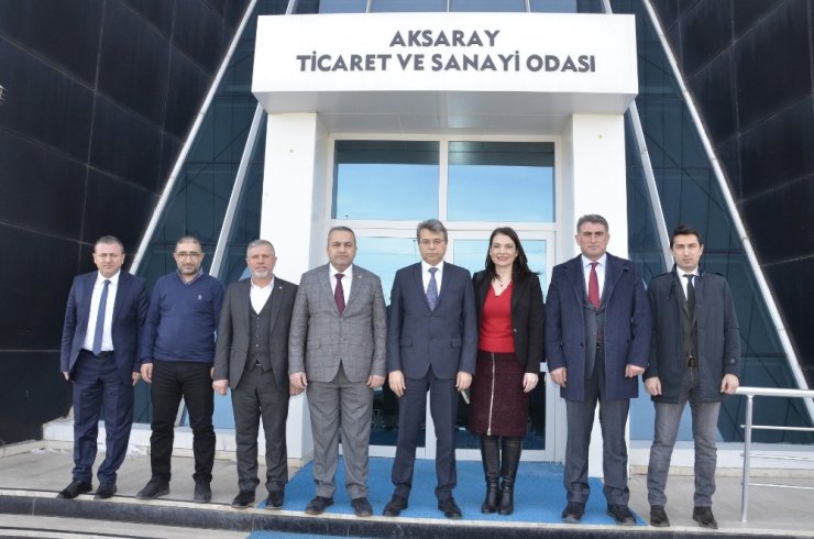 Aksaray’ın dev yatırımcıları demiryolu için ATSO’da buluştu