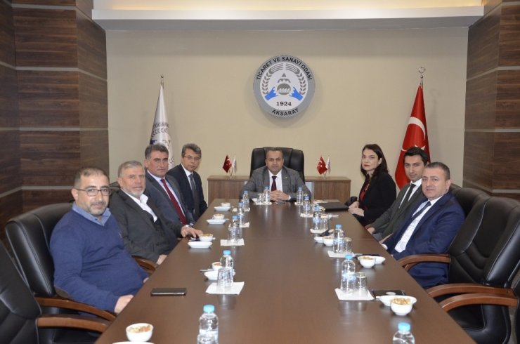 Aksaray’ın dev yatırımcıları demiryolu için ATSO’da buluştu