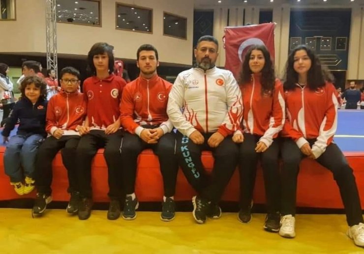 Yunusemreli wushucular Antalya’dan madalyalarla döndü