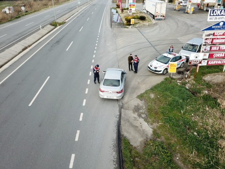 Jandarmadan drone destekli uygulama