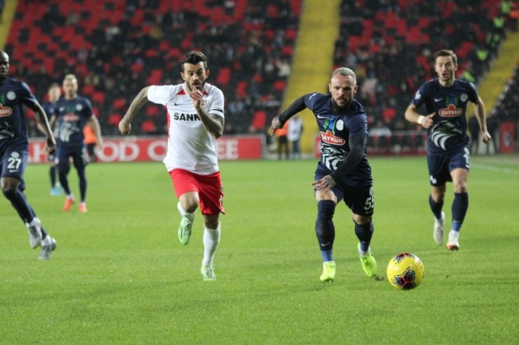 Süper Lig: Gaziantep FK: 0 - Çaykur Rizespor: 0 (İlk yarı)