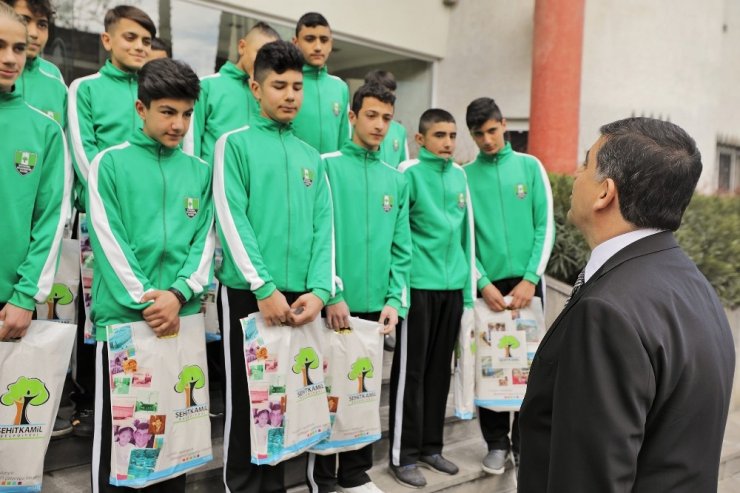 Şampiyonlar teşekkür ziyaretinde