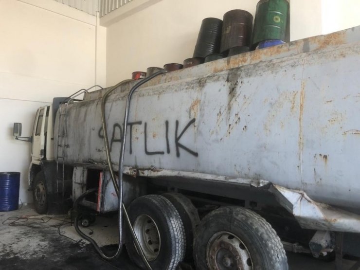 16 ton kaçak akaryakıt ele geçirildi